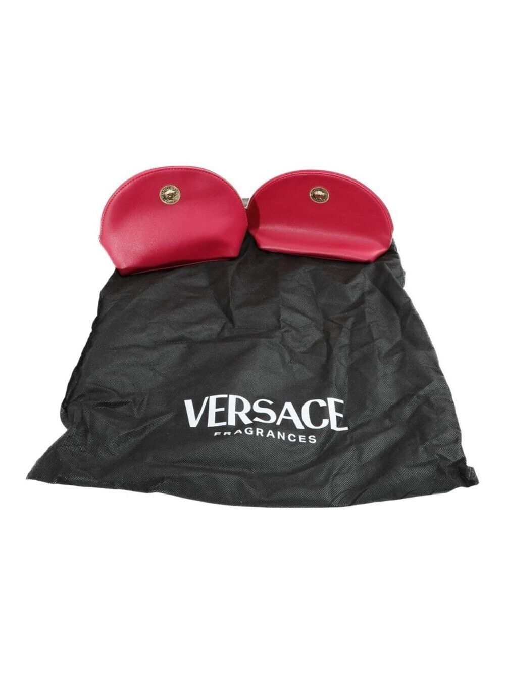 Versace + Turkish Airlines Set Authentic Pink Cosmetic Bags Cases BONUS INSIDE